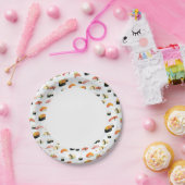 Japans voedsel: Sushi Pattern Papieren Bordje (Feest)