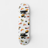 Japans voedsel: Sushi Pattern Skateboard (Voorkant)