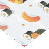 Japans voedsel: Sushi Pattern Tafelkleed (Gekanteld)