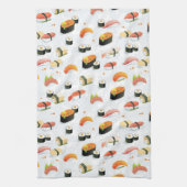 Japans voedsel: Sushi Pattern Theedoek (Verticaal)