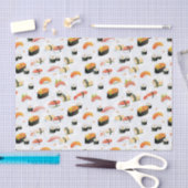 Japans voedsel: Sushi Pattern Tissuepapier (Craft)