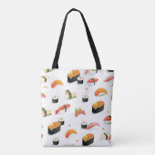 Japans voedsel: Sushi Pattern Tote Bag (Achterkant)