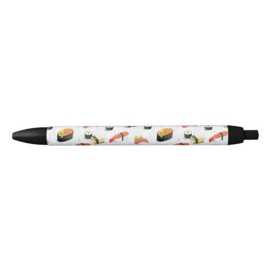 Japans voedsel: Sushi Pattern Zwarte Inkt Pen (Voorkant)