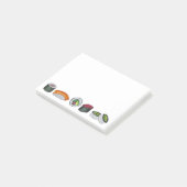 Japans voedsel sushi Roll Rolls foodie post Post-it® Notes (Schuin)