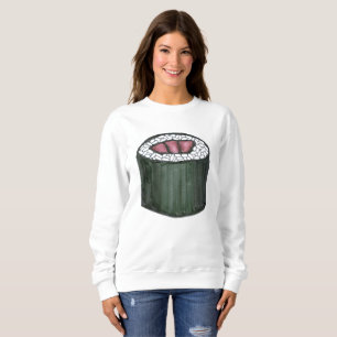 Japans voedselblad Tuna Sushi Roll Foodie Trui