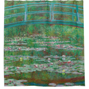 Japans voetganger Claude Monet Impressionist Douchegordijn