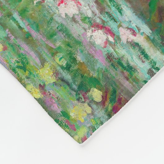 Japans voetganger Claude Monet Impressionist Fleece Deken (Hoek)