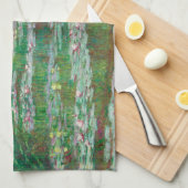 Japans voetganger Claude Monet Impressionist Theedoek (Quarter Fold)