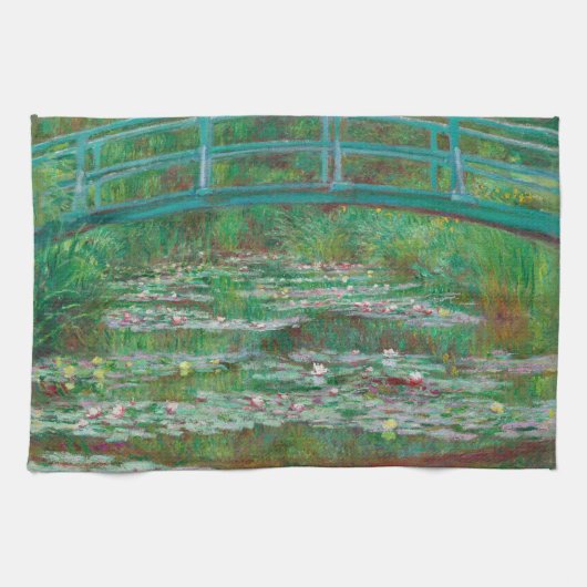 Japans voetganger Claude Monet Impressionist Theedoek (Horizontaal)