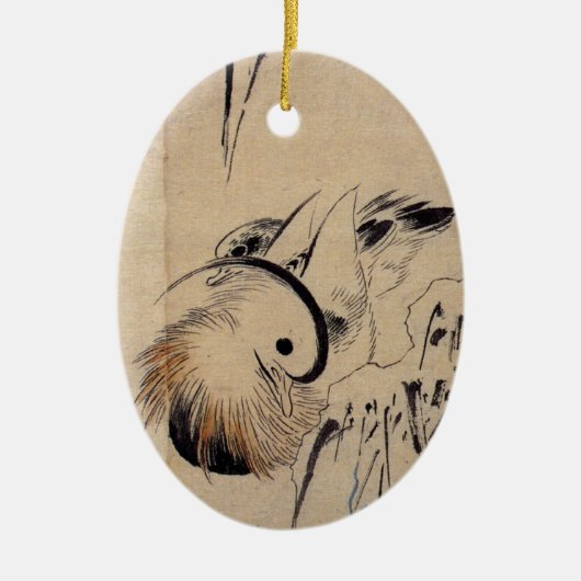  Japans Vogel Ornament (Voorkant)