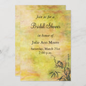  Japans Vogel Vrijgezellenfeest Kaart (Voorkant / Achterkant)