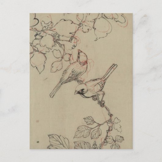  Japans vogelAfbeelding Briefkaart (Voorkant)