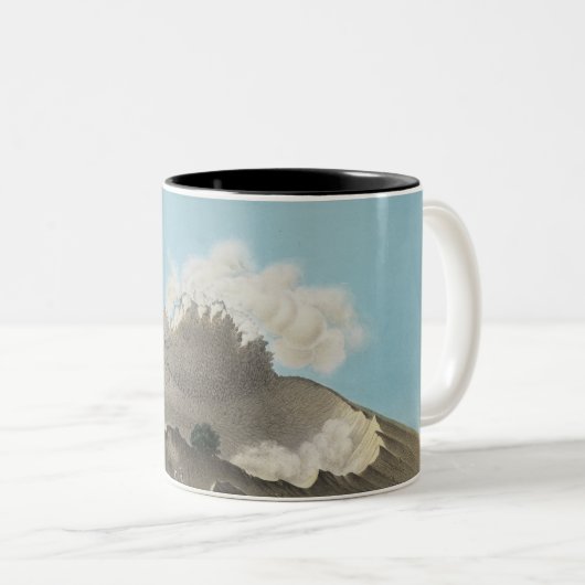  Japans Volcano Landscape Art Coffee Mok (Voorkant rechts)