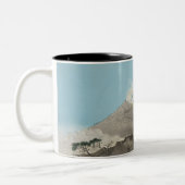 Japans Volcano Landscape Art Coffee Mok (Links)