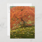 Japans voorbeeld in kleur herfst briefkaart (Voorkant / Achterkant)