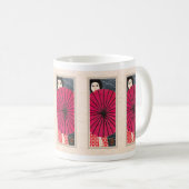 Japans Vrouw met Parasol Mok (Voorkant rechts)