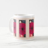 Japans Vrouw met Parasol Mok (Voorkant links)