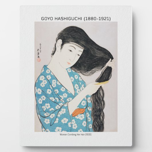Japans Vrouw schoonheid - Goyō Hashiguchi Fotoplaat (Voorkant)