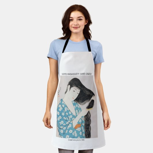 Japans Vrouw schoonheid - Goyō Hashiguchi Schort (Gedragen)