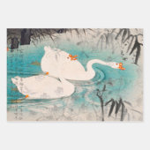 Japans Vrouw Vogels Decoupage Inpakpapier Vel (Voorkant 3)