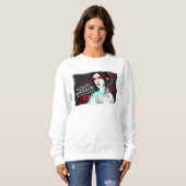 Japans vrouwelijk Sweatshirt kimono type manga (Voorkant volledig)