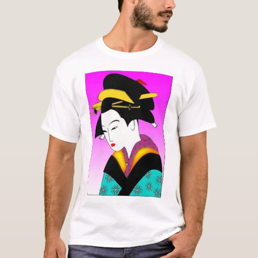 Japans vrouwenshirt t-shirt (Voorkant)