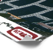 Japans Vuurwerk in een Zee van Flames door Yoshito Poster (Hoek)