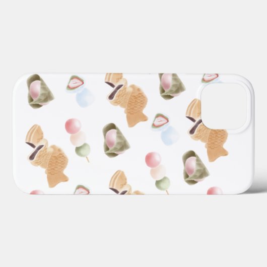 Japans Wagashi Pattern Case-Mate iPhone Case (Achterkant (horizontaal))