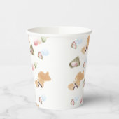 Japans Wagashi Pattern Papieren Bekers (Links)