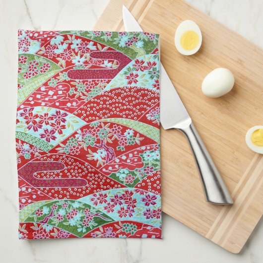 Japans wasbakje, sieraden theedoek (Quarter Fold)