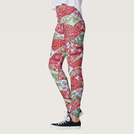 Japans wasgoed - Floral origami - Leggings (Links)