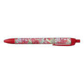 Japans waswerk Red Floral Origami Yuzen Pen (Bodem)