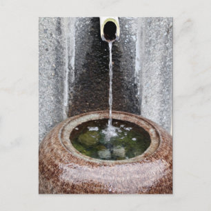 Japans waterbekken briefkaart
