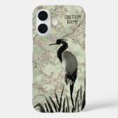 Japans Waterverf Cherry Blossom Kraanvogel Case-Mate iPhone Case (Achterkant)