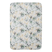 Japans Waterverf Gold Green Bamboe Patroon Badmat (Voorkant Verticaal)