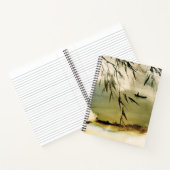 Japans waterverf man-pedaalboot notitieboek (Binnen)