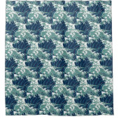 Japans Wave  Douchegordijn (Voorkant)