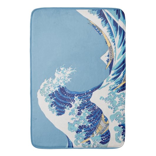 Japans Wave Japandi Japan zee Badmat (Voorkant Verticaal)