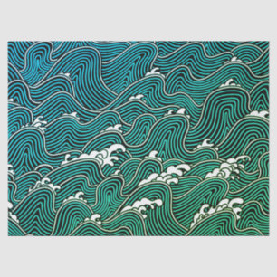 JAPANS WAVE PATTERN-weefselpapier Tissuepapier