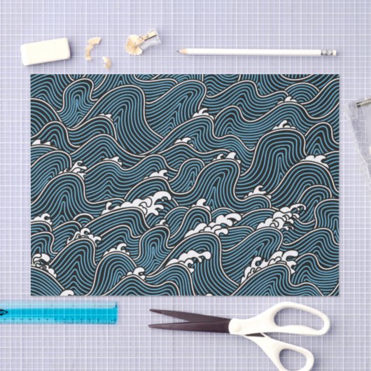 JAPANS WAVE-weefsel Tissuepapier (Craft)