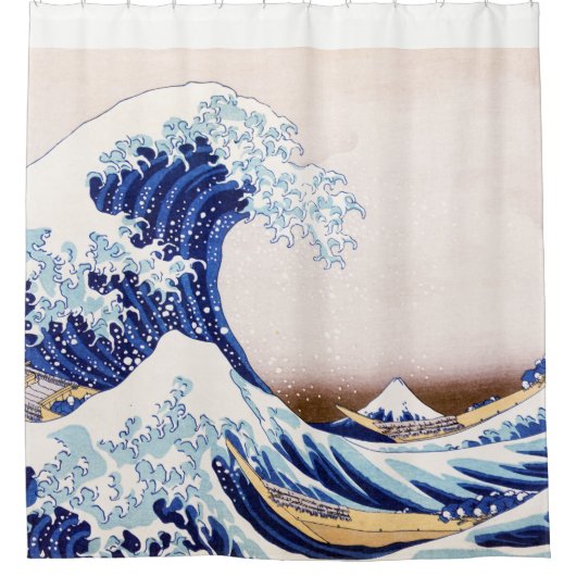 Japans Waves Shower Curtain Douchegordijn (Voorkant)