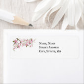 Japans weddenschap BlossomReturn-adreslabel Etiket (Insitu)