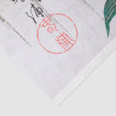 Japans werkblad voor ontkoppeling van vrouwen Tissuepapier (Detail)