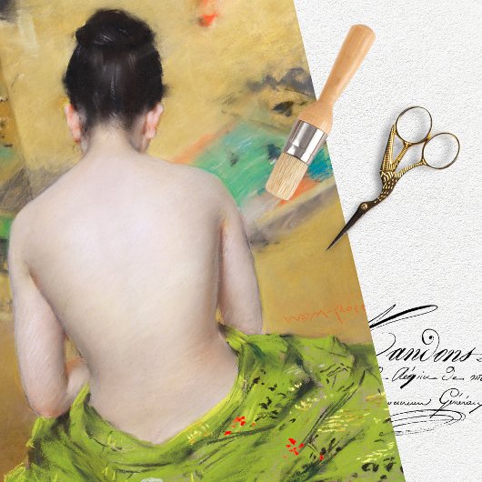 Japans werkblad voor ontkoppeling van vrouwen Tissuepapier