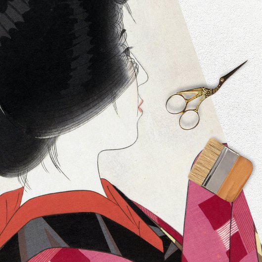 Japans werkblad voor ontkoppeling van vrouwen Tissuepapier