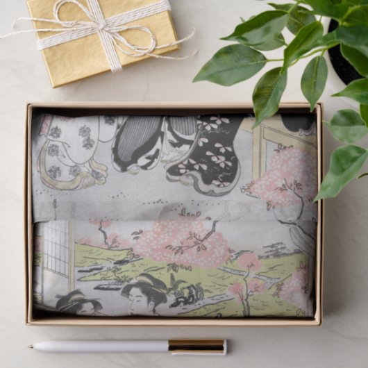  Japans werkdocument voor dames Tissuepapier (Geschenk)
