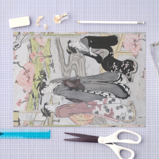  Japans werkdocument voor dames Tissuepapier (Craft)