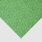 Japans wervelingspatroon - groene pijnboom en tissuepapier (Detail)