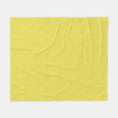 Japans wervelpatroon - mosterd en lichtgeel fleece deken (Voorkant (Horizontaal))