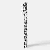 Japans wervelpatroon - wit en zwart Case-Mate iPhone case (Achterkant / Links)